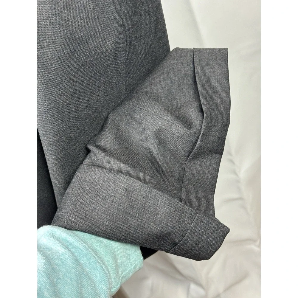 Corbin Ltd Gray 2 Piece Suit Mens Blazer Pants USA Made Union Wool 42R